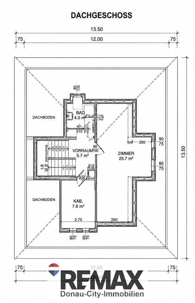 5-Zimmer-Haus kaufen in Horn – 163 m², € 295.000 – Bild 20 von 21