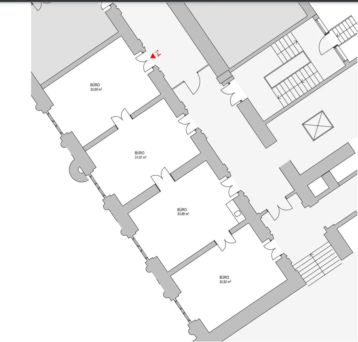 4-Zimmer-Gewerbeimmobilie mieten in Wien – 137 m², € 3.192 – Bild 12 von 12