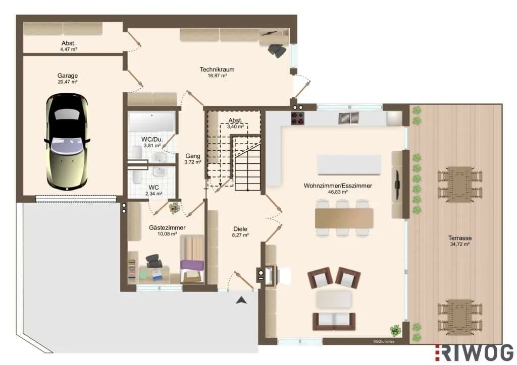 7-Zimmer-Haus kaufen in Gänserndorf – 160 m², € 1.150.000 – Bild 19 von 20