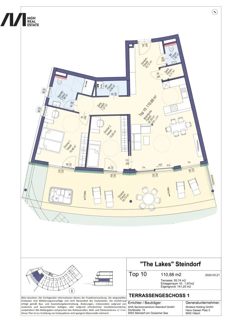 3-Zimmer-Wohnung kaufen in Feldkirchen – 110,9 m², € 619.000 – Bild 7 von 7