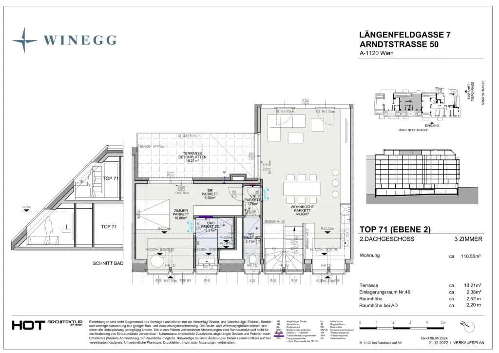 3-Zimmer-Wohnung kaufen in Wien – 110,55 m², € 849.000 – Bild 14 von 14
