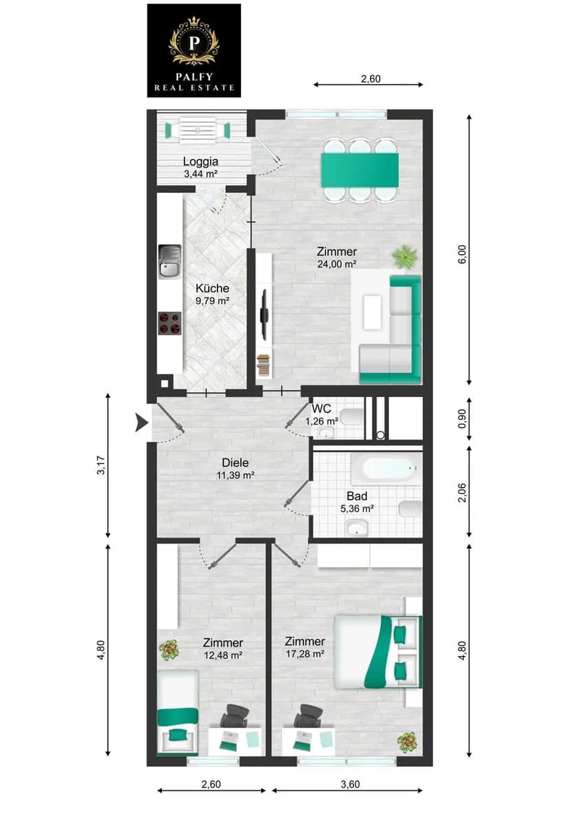 3-Zimmer-Wohnung kaufen in Wien – 85 m², € 549.000 – Bild 18 von 18