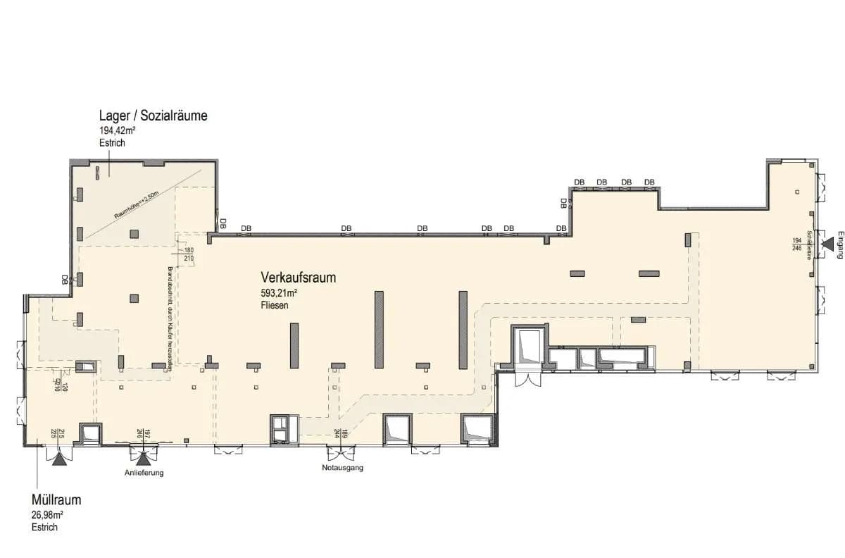 Gewerbeimmobilie mieten in Wien – 539 m², € 20 – Bild 5 von 7