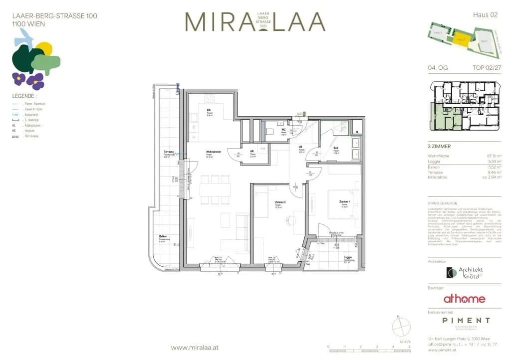 3-Zimmer-Wohnung kaufen in Wien – 87,15 m², € 575.000 – Bild 20 von 20