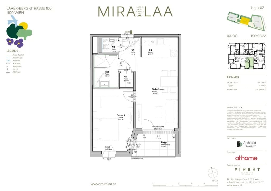 2-Zimmer-Wohnung kaufen in Wien – 49,01 m², € 299.000 – Bild 18 von 18