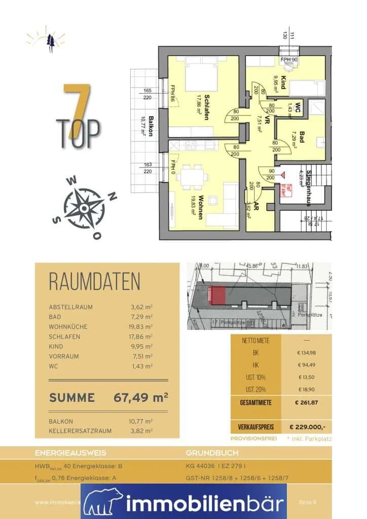 2-Zimmer-Wohnung kaufen in Grieskirchen – 50 m² – Bild 13 von 19