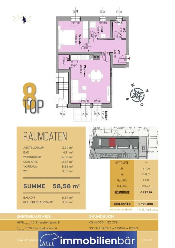 2-Zimmer-Wohnung kaufen in Grieskirchen – 50 m² – Bild 14 von 19