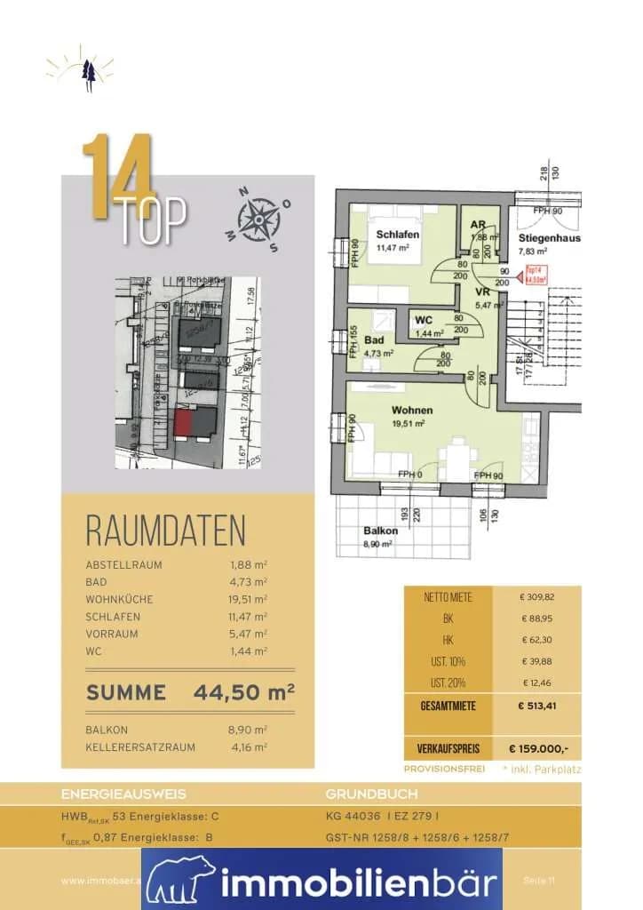 2-Zimmer-Wohnung kaufen in Grieskirchen – 50 m² – Bild 15 von 19