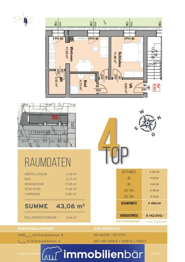 2-Zimmer-Wohnung kaufen in Grieskirchen – 50 m² – Bild 19 von 19