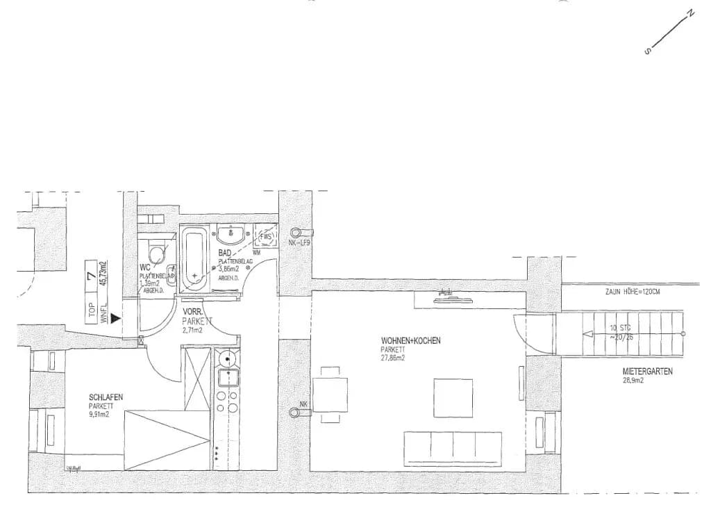 2-Zimmer-Wohnung kaufen in Wien – 45,74 m², € 341.000 – Bild 20 von 22