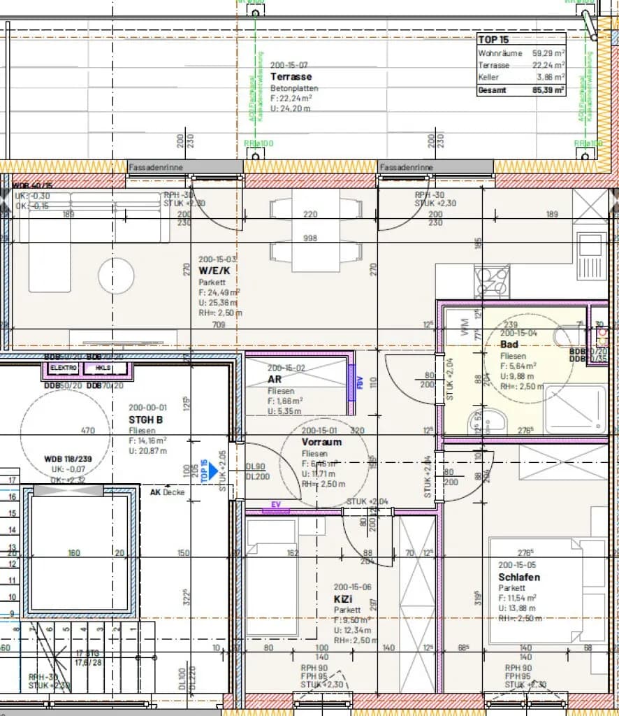3-Zimmer-Wohnung kaufen in Steyr – 59,33 m², € 287.719 – Bild 21 von 21