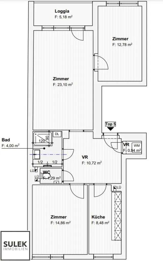 3-Zimmer-Wohnung kaufen in Wien – 83,34 m², € 385.000 – Bild 18 von 18
