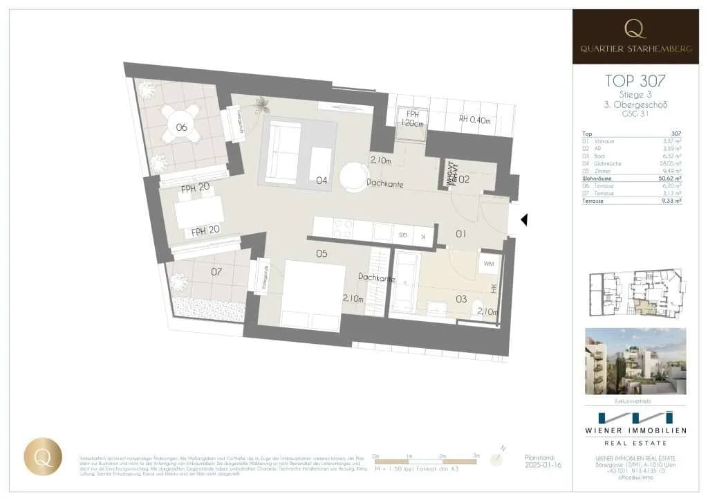 2-Zimmer-Wohnung kaufen in Wien – 51,08 m², € 561.000 – Bild 21 von 24