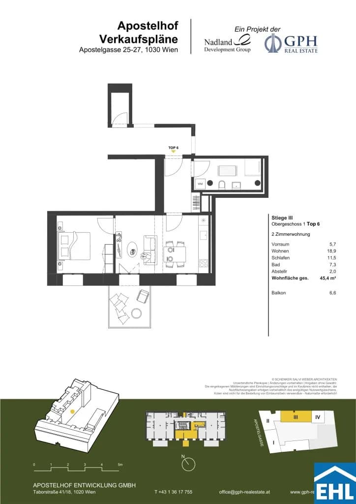2-Zimmer-Wohnung kaufen in Wien – 45,37 m², € 416.257 – Bild 16 von 16