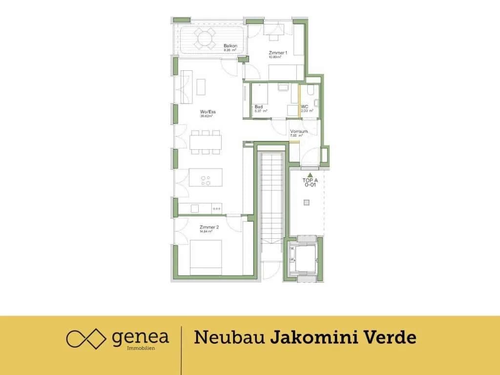 3-Zimmer-Wohnung kaufen in Graz – 77,47 m², € 346.000 – Bild 2 von 17