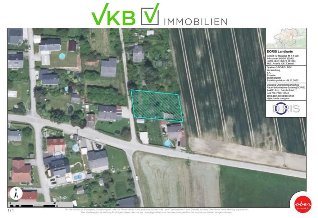 Grundstück kaufen in Urfahr-Umgebung – 1 025 m², € 220.000 – Bild 5 von 14
