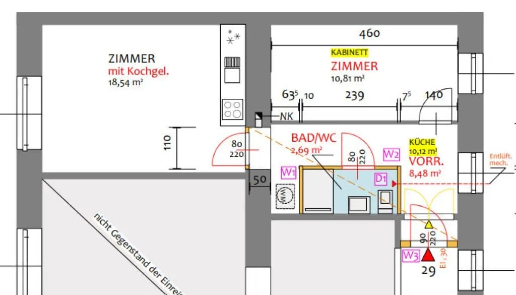 2-Zimmer-Wohnung kaufen in Wien – 39 m², € 99.000 – Bild 13 von 13