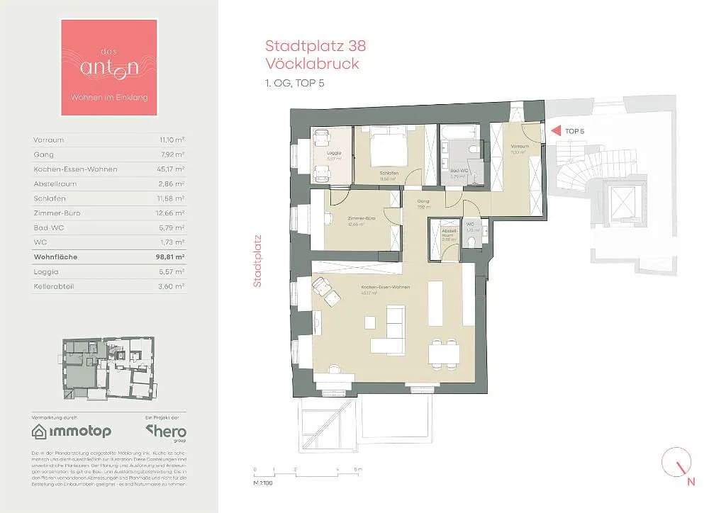 3-Zimmer-Wohnung kaufen in Vöcklabruck – 98,81 m², € 521.900 – Bild 9 von 9