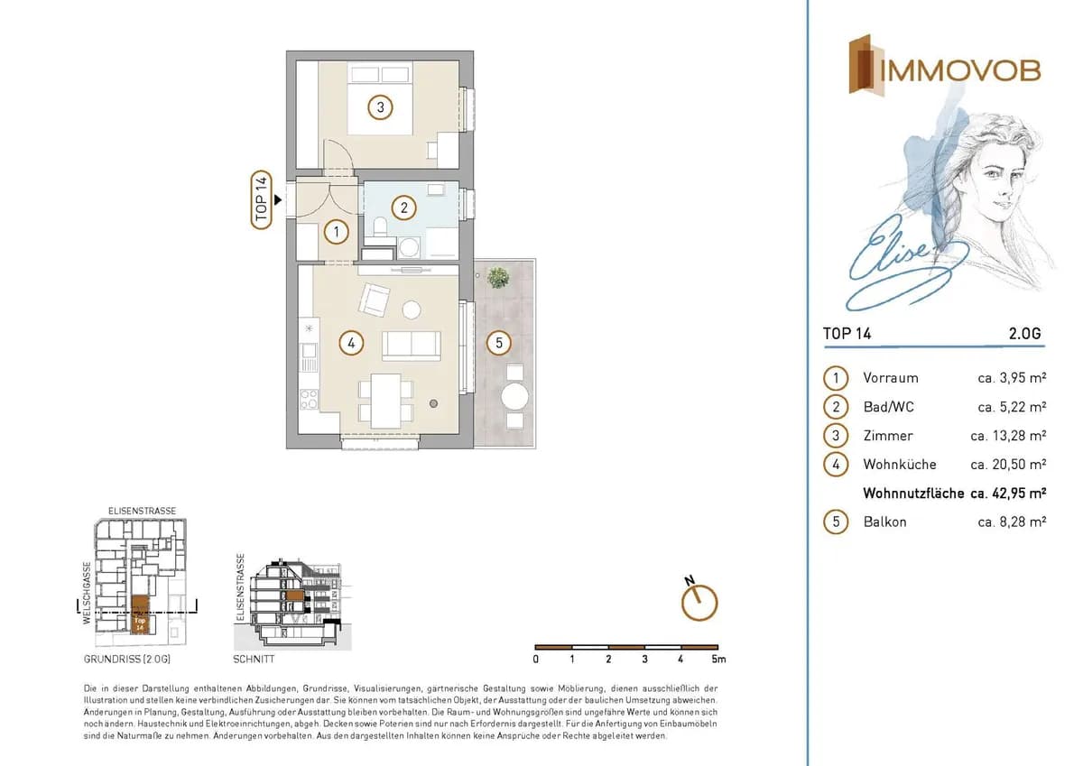2-Zimmer-Wohnung kaufen in Wien – 47,09 m², € 370.734 – Bild 4 von 10