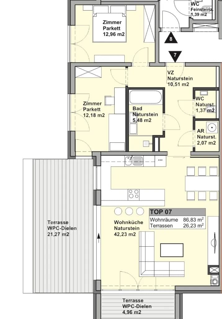 3-Zimmer-Wohnung kaufen in Wien – 87 m², € 840.000 – Bild 12 von 12