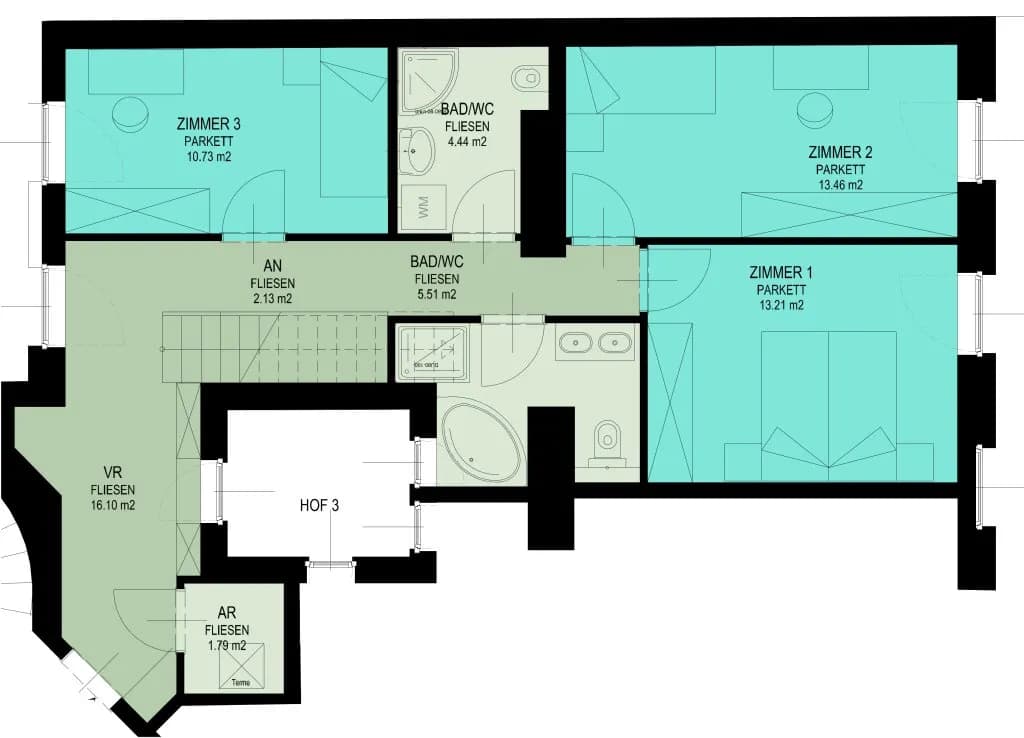 4-Zimmer-Wohnung kaufen in Wien – 116,34 m², € 1.050.000 – Bild 36 von 37