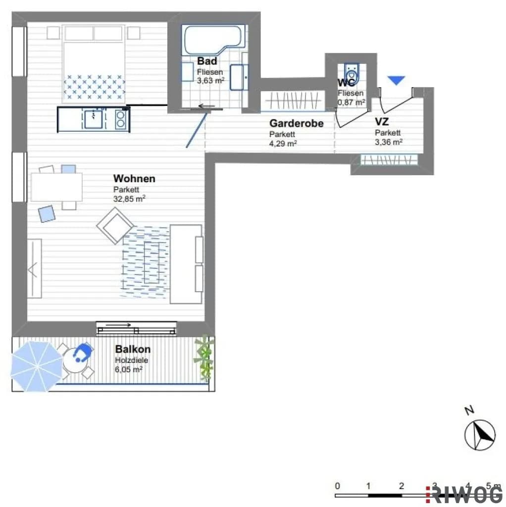 2-Zimmer-Wohnung kaufen in Wien – 45 m², € 275.000 – Bild 16 von 16