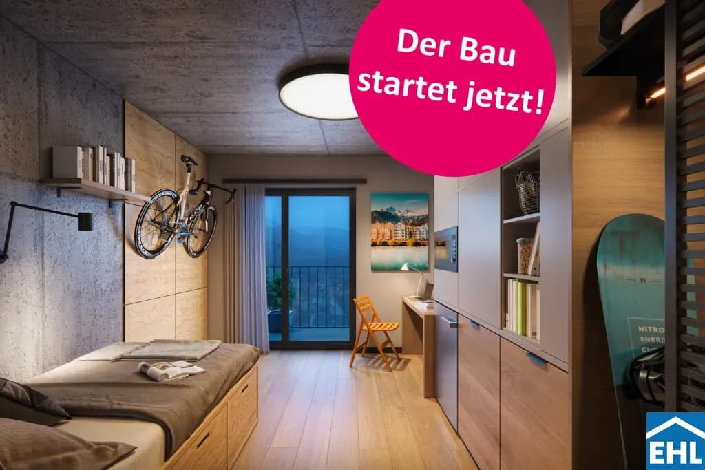 Immobilie kaufen in Innsbruck – 16 m², € 182.187 – Bild 1 von 10