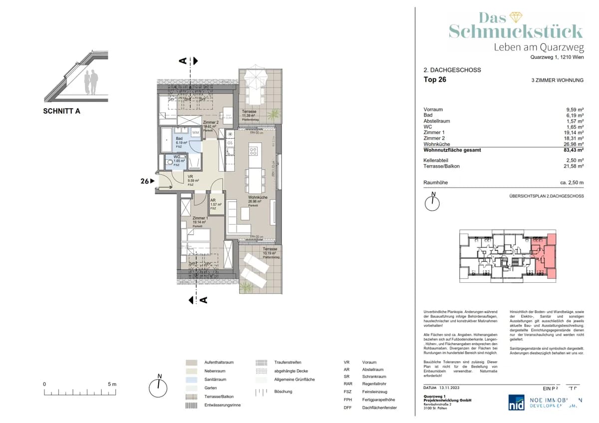 3-Zimmer-Wohnung kaufen in Wien – 83,43 m², € 590.000 – Bild 8 von 8