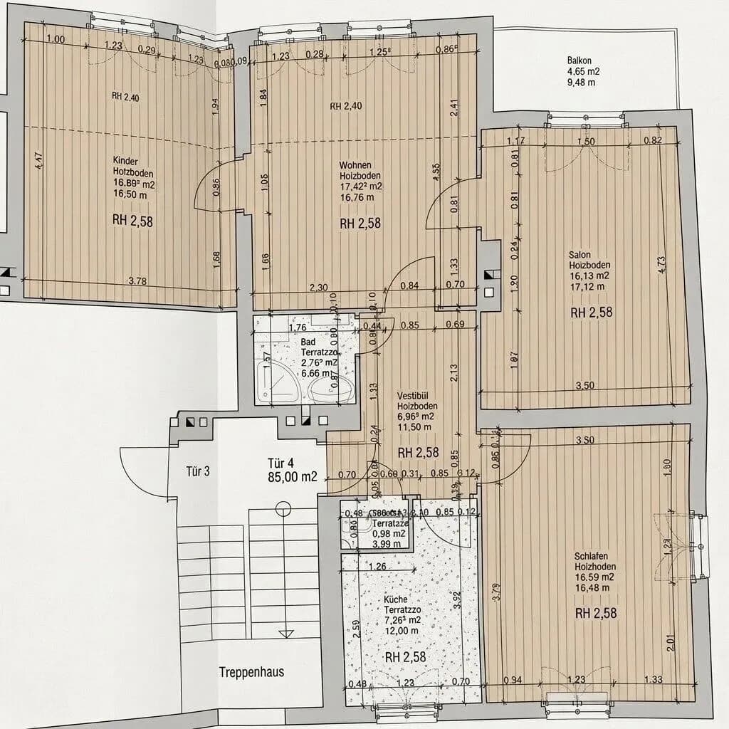 4-Zimmer-Wohnung mieten in Wien – 89 m², € 1.595 – Bild 28 von 28