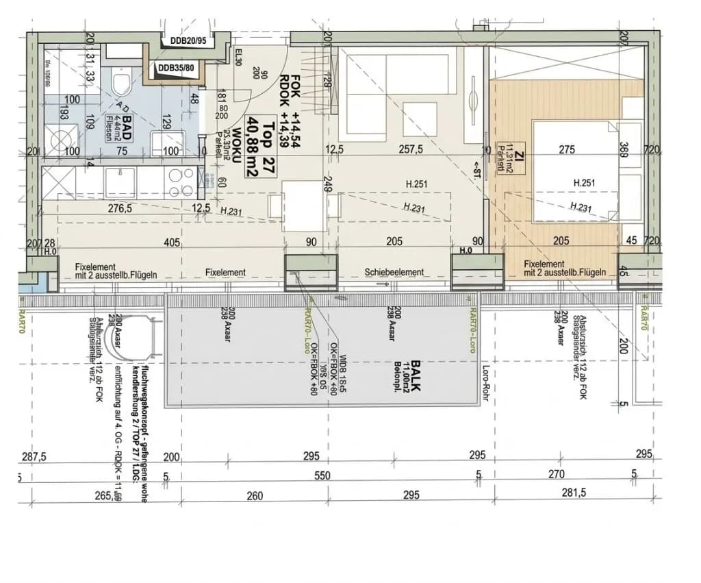 2-Zimmer-Wohnung mieten in Wien – 40,88 m², € 935 – Bild 15 von 15