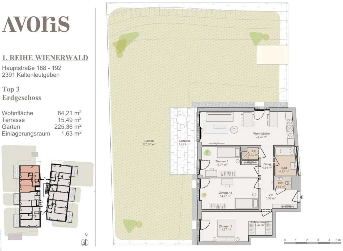4-Zimmer-Wohnung kaufen in Mödling – 84,21 m², € 517.500 – Bild 10 von 11
