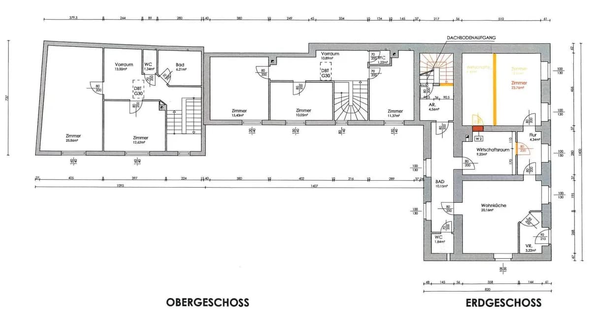 3-Zimmer-Haus kaufen in Baden – 153 m², € 269.000 – Bild 25 von 25