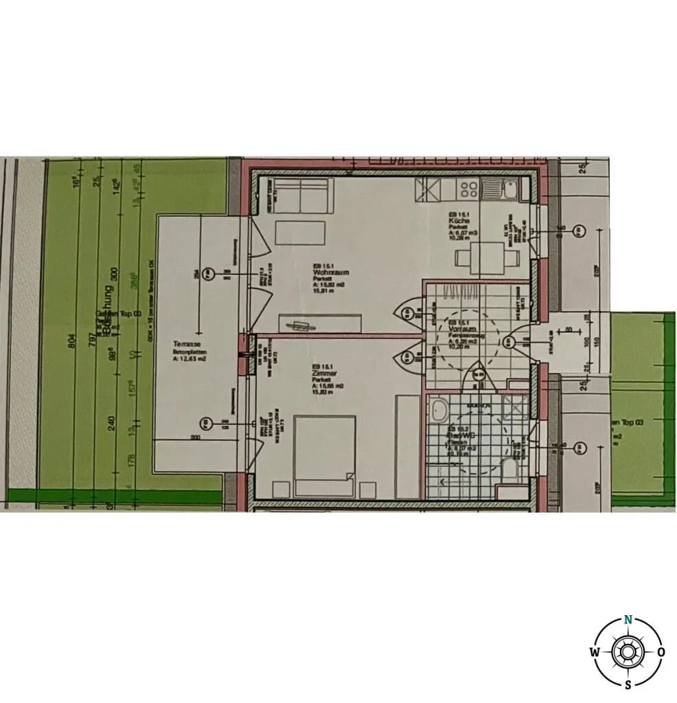 2-Zimmer-Wohnung kaufen in Graz – 50,48 m², € 215.500 – Bild 14 von 14