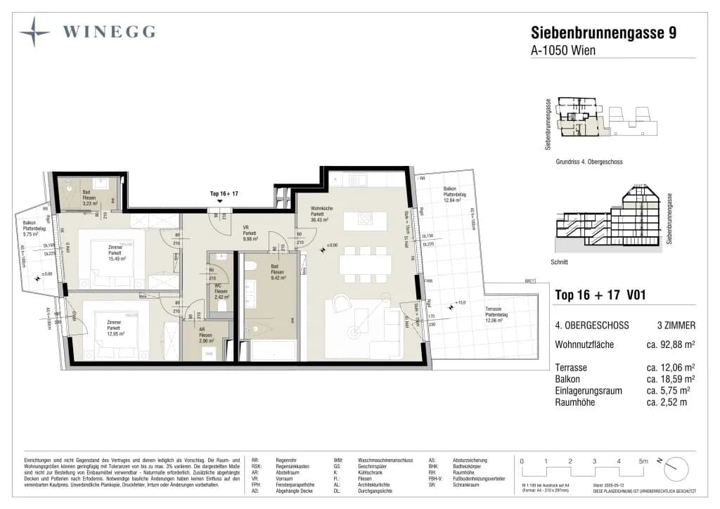 3-Zimmer-Wohnung kaufen in Wien – 93,64 m², € 942.600 – Bild 9 von 9