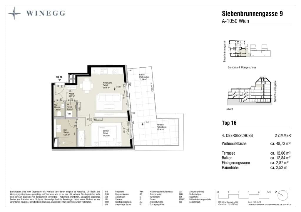 Immobilie kaufen in Wien – 48,73 m², € 456.400 – Bild 9 von 9