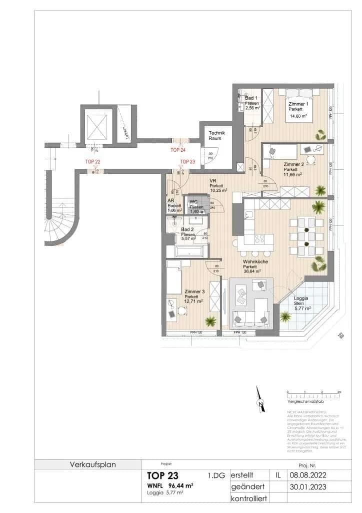 4-Zimmer-Wohnung kaufen in Wien – 96,44 m², € 599.000 – Bild 19 von 19