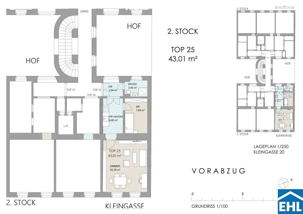 1-Zimmer-Wohnung kaufen in Wien – 43,01 m², € 289.000 – Bild 20 von 20