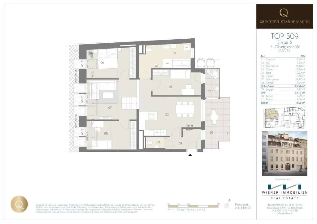 4-Zimmer-Wohnung kaufen in Wien – 115,96 m², € 1.540.000 – Bild 22 von 25