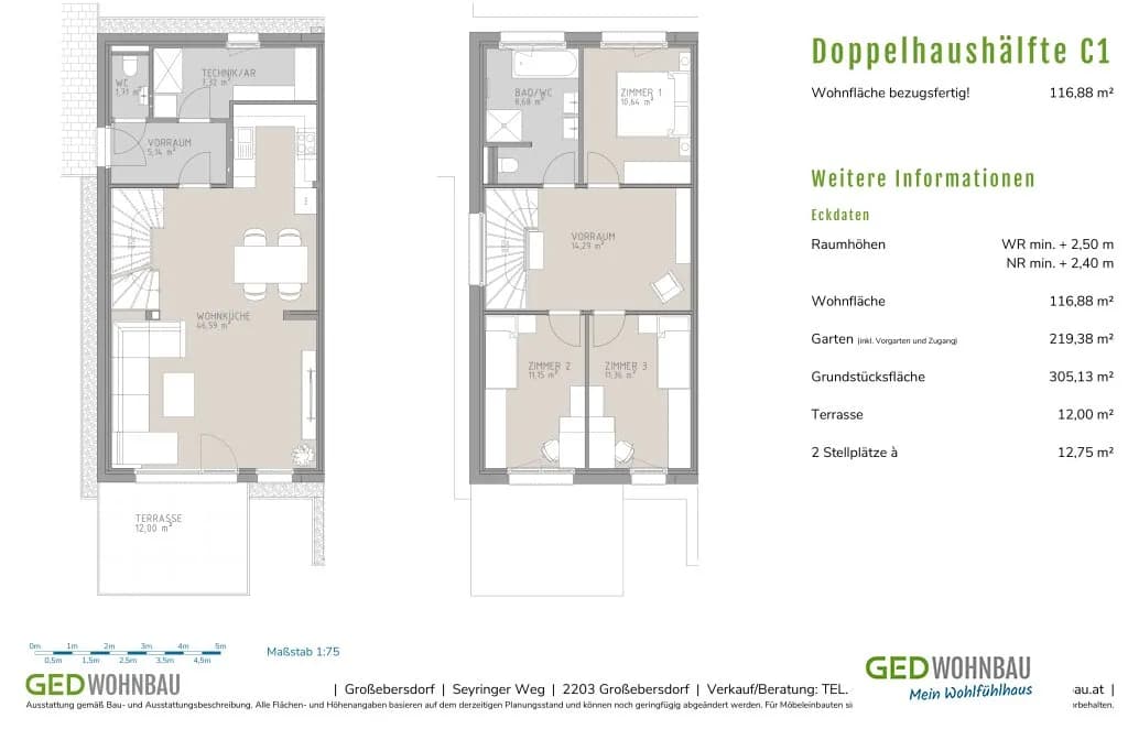 4-Zimmer-Haus kaufen in Mistelbach – 116,88 m², € 597.000 – Bild 2 von 7