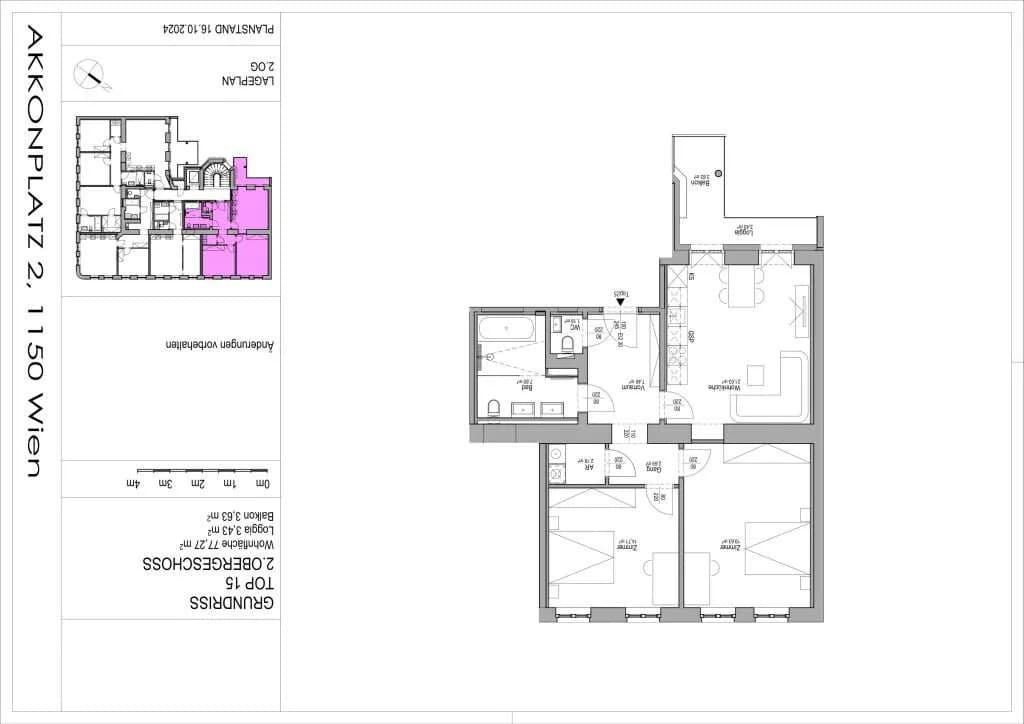 3-Zimmer-Wohnung kaufen in Wien – 77,27 m², € 594.000 – Bild 15 von 15