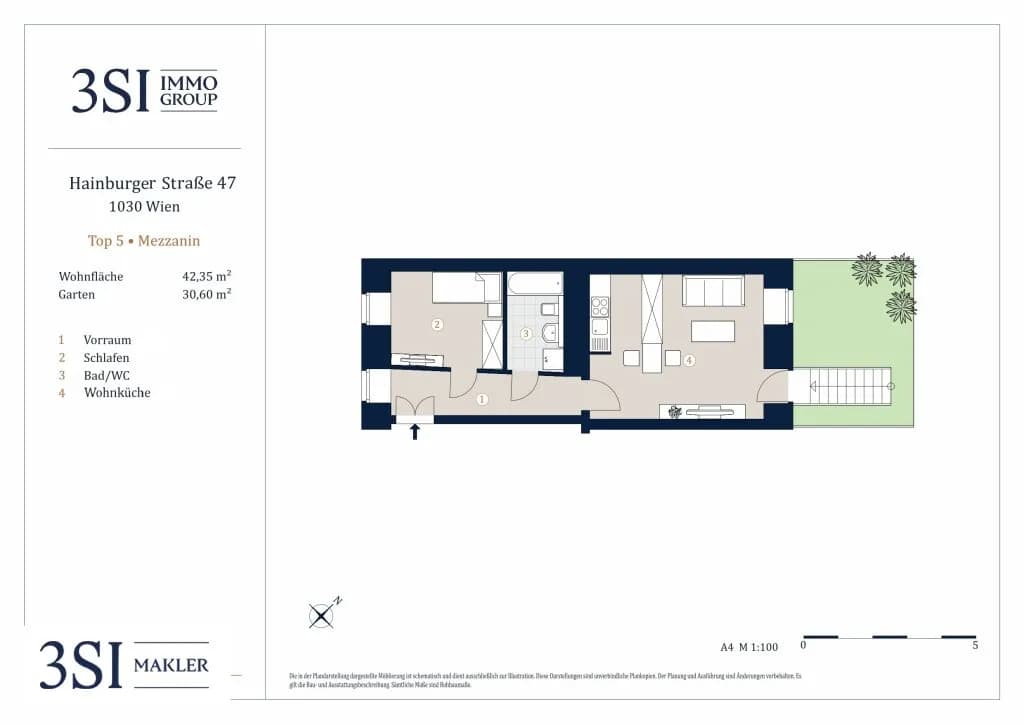 2-Zimmer-Wohnung kaufen in Wien – 42,35 m², € 318.000 – Bild 11 von 11
