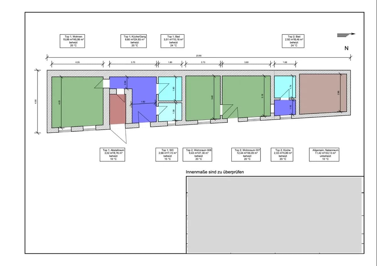 7-Zimmer-Gewerbeimmobilie kaufen in Wels – 109,01 m², € 350.000 – Bild 39 von 40