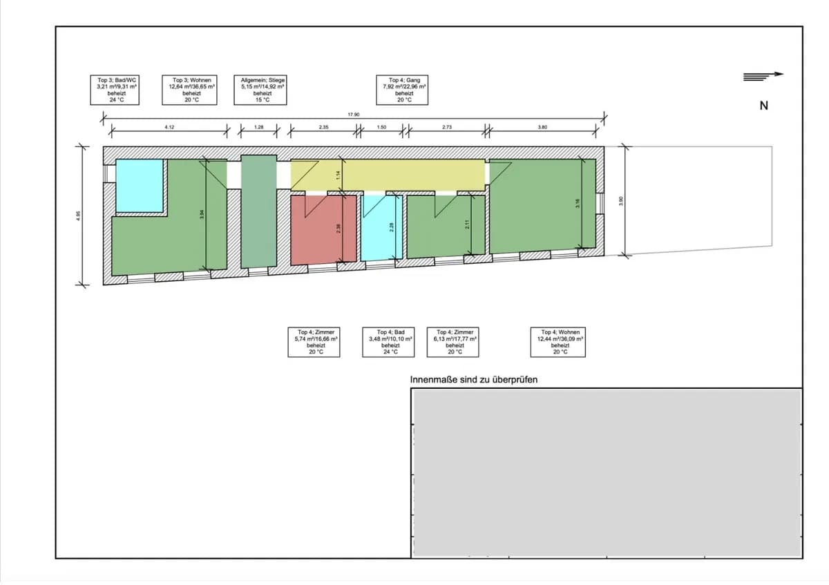 7-Zimmer-Gewerbeimmobilie kaufen in Wels – 109,01 m², € 350.000 – Bild 40 von 40