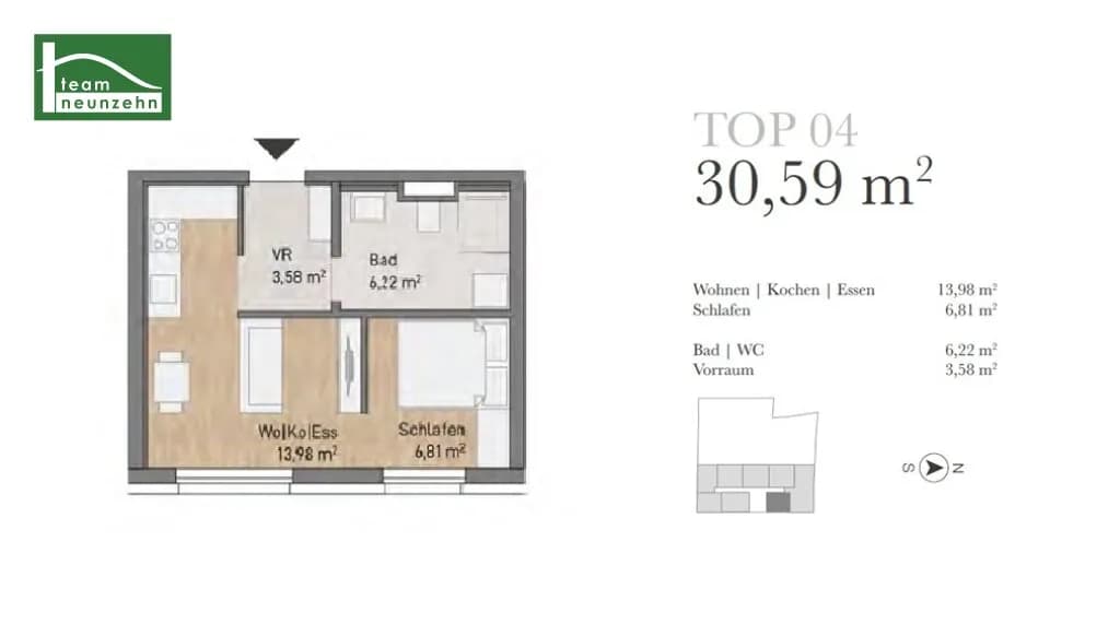 Immobilie kaufen in Graz – 30,59 m², € 154.174 – Bild 8 von 8