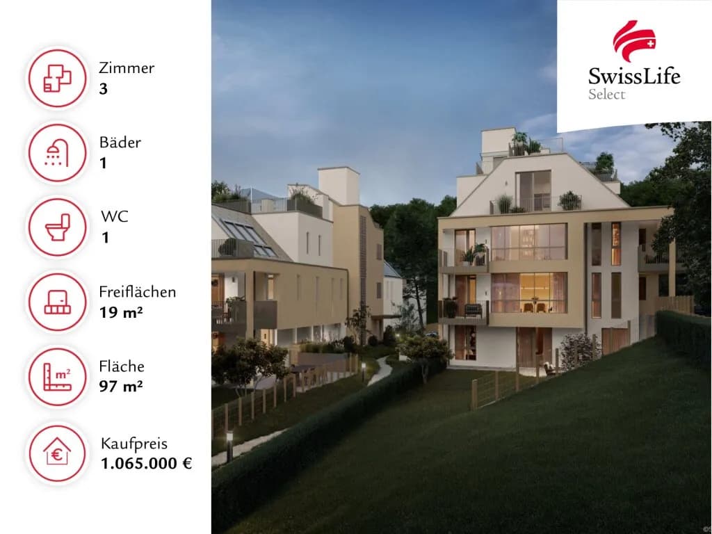 3-Zimmer-Wohnung kaufen in Wien – 96,57 m², € 1.065.000 – Bild 2 von 4