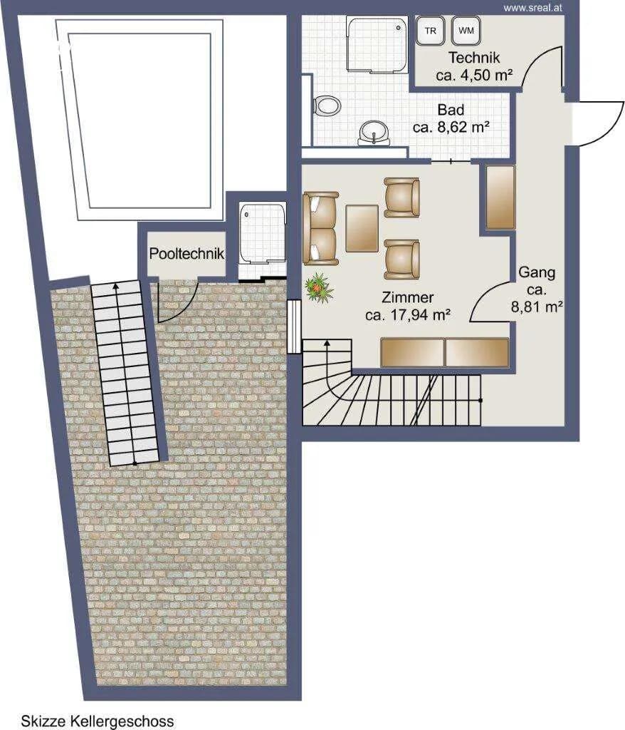 5-Zimmer-Haus kaufen in Mödling – 210 m², € 2.100.000 – Bild 14 von 17