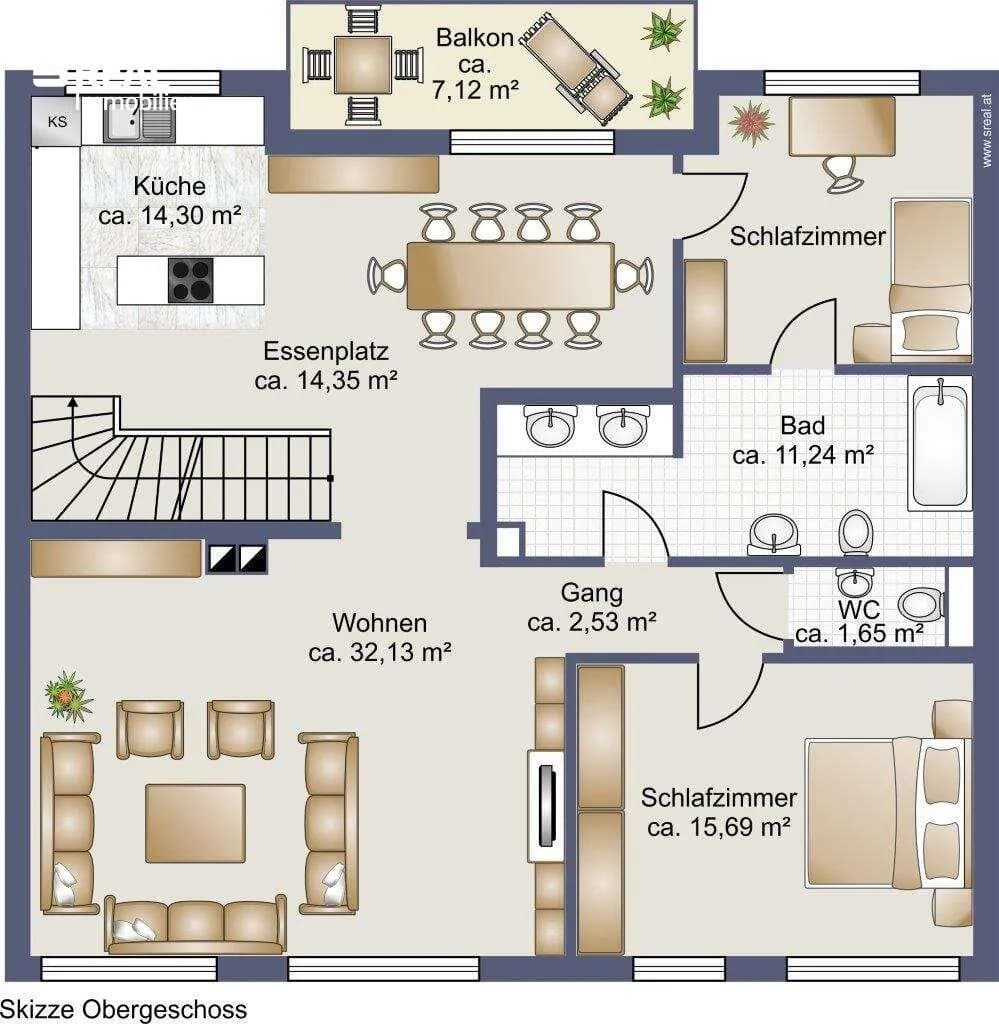5-Zimmer-Haus kaufen in Mödling – 210 m², € 2.100.000 – Bild 16 von 17