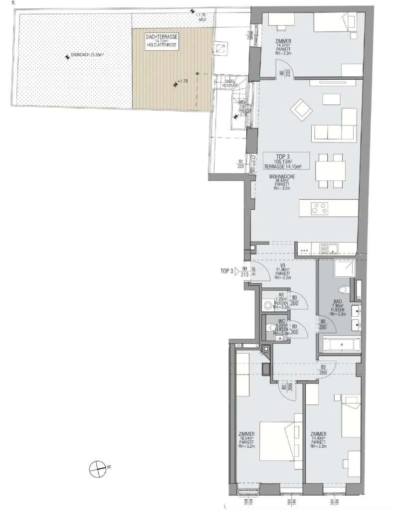 4-Zimmer-Wohnung kaufen in Wien – 106,13 m², € 895.000 – Bild 21 von 21