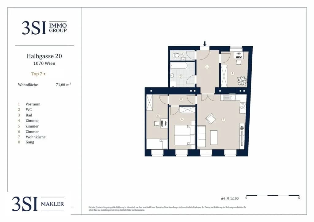 4-Zimmer-Wohnung kaufen in Wien – 71 m², € 579.000 – Bild 12 von 12