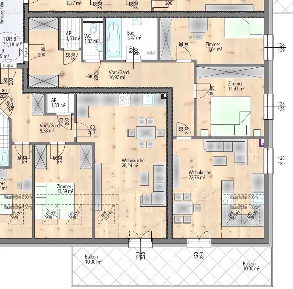 3-Zimmer-Wohnung kaufen in Wien – 70,25 m², € 440.860 – Bild 6 von 8
